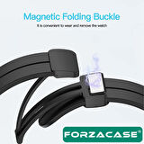 Forzacase Xiaomi Watch 2 ile uyumlu Manyetik Tokalı 22mm Silikon Kordon Kayış - FC144