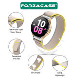 Forzacase Xiaomi Watch 2 ile uyumlu Cırtlı Hasır Kumaş Kordon Kayış - FC153
