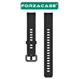 Forzacase Honor Band 5 - Band 4 için Çizgili Sportif Silikon Kordon Kayış - FC154