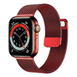 Forzacase Apple Watch 10 42mm ile uyumlu Metal Mıknatıslı Kordon Kayış - FC158