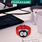 Forzacase Samsung Galaxy Watch FE ile uyumlu Silikon Kordon Kayış - FC163