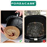 Forzacase 50 Adet AirFryer Hava Fritözü Pişirme Kağıdı Yağ Geçirmez Tabak Model - FC184