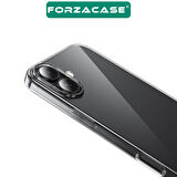 Forzacase iPhone 16 Plus uyumlu Soft Slim Serisi Şeffaf Silikon Kılıf - FC194