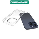 Forzacase iPhone 16 Pro uyumlu Soft Slim Serisi Şeffaf Silikon Kılıf - FC194