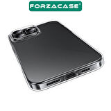 Forzacase iPhone 16 Pro uyumlu Soft Slim Serisi Şeffaf Silikon Kılıf - FC194