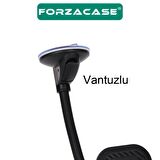 Forzacase 360 Derece Döner Araç İçi Torpido ve Cam Vantuzlu Telefon Tutucu - FC197