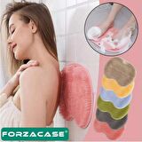 Forzacase Yumuşak Silikon Vantuzlu Banyo Sırt Fırçası Ve Masaj Matı - FC214