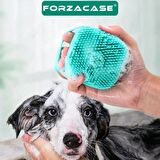 Forzacase Şampuan Hazneli Evcil Kedi Köpek Silikon Yıkama Kesesi - FC220