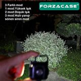 Forzacase 30 COB Led Mıknatıslı Anahtarlık Şişe Açacağı Mutfak Ev Garaj Kamp Outdoor Led Lamba FC231