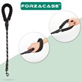 Forzacase Orta ve Büyük Boy Köpekler için Reflektörlü Gezdirme Tasması 130 cm - FC235