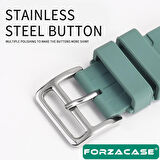 Forzacase Apple Watch 9 41 mm uyumlu Hermes Silikon Kordon Kayış - FC241