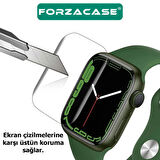 Forzacase Apple Watch Series 9 45 mm ile uyumlu Hydrogel Esnek Ekran Koruma Filmi 2 Adet - FC250