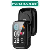 Forzacase Xiaomi Redmi Watch 3 Active ile uyumlu Önü Kapalı Ekran Korumalı Silikon Kılıf - FC256