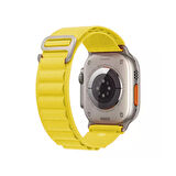 Forzacase Apple Watch 7 41mm uyumlu Kancalı Kumaş Kordon Kayış - FC268