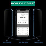 Forzacase iPhone SE 2022 için Privacy Hayalet Ekran Koruyucu Seramik Film - FC292