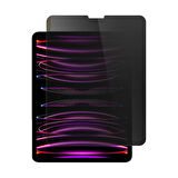 Forzacase Apple iPad Pro 12.9 (2021-2022) için Tablet Privacy Hayalet Ekran Koruyucu Tempered Cam - FC294