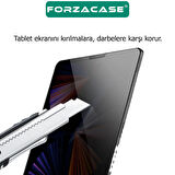 Forzacase Apple iPad Pro 12.9 (2021-2022) için Tablet Privacy Hayalet Ekran Koruyucu Tempered Cam - FC294
