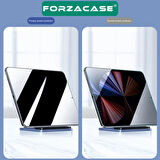Forzacase Apple iPad Pro 12.9 (2021-2022) için Tablet Privacy Hayalet Ekran Koruyucu Tempered Cam - FC294