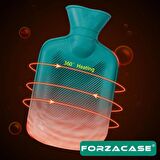 Forzacase Polar Kılıflı 2 Litre Sıcak Su Torbası Regl Ağrısı Karın Sırt Ağrısı Ayak Üşütmesi - FC328