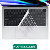 Forzacase Macbook Pro 16 A2485 / A2780 uyumlu Silikon Klavye Koruması US / Amerikan - FC338
