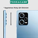 Forzacase Samsung Galaxy S24 Plus ile uyumlu Kamera Lens Koruma Halkası Siyah - FC377