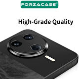 Forzacase Xiaomi Poco F7 Ultra ile uyumlu Kamera Lens Koruma Halkası Siyah - FC377