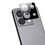Forzacase Xiaomi Redmi Note 13 Pro 5G ile uyumlu Kamera Lens Koruma Halkası Siyah - FC377