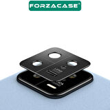Forzacase Samsung Galaxy S24 FE ile uyumlu Kamera Lens Koruma Halkası Siyah - FC377