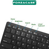 Forzacase 2.4 GHz Bilgisiyar ve Tablet uyumlu Kablosuz Bluetooth Klavye + Bluetooth Mouse -FC384