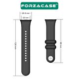 Forzacase Xiaomi Mi Band 8 Pro ile uyumlu Silikon Kordon Kayış - FC395