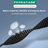 Forzacase Xiaomi Mi Band 9 için Esnek Hasır Örgü Kordon Kayış - FC429