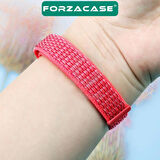Forzacase Xiaomi Smart Band 10 ile uyumlu Esnek Hasır Örgü Kordon Kayış - FC429
