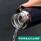 Forzacase Paslanmaz Çelik 1 Litre 8 Saat Sıcak Soğuk Tutan Çay Kahve Su Termosu - FC434