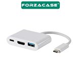 Forzacase USB 3.1 Type C To Hdmi Usb 3.0 Çevirici Dönüştürücü Adaptör Kablosu - FC444