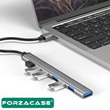 Forzacase USB 3.0 to USB 2.0 Port Çoğaltıcı Hub 7in1 OTG Adaptör 6lı USB Çoklayıcı - FC445
