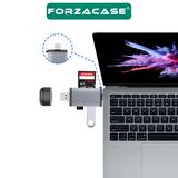 Forzacase USB 3.0 Type C Micro USB Kart Okuyucu 3in1 USB OTG SD/TF - FC447
