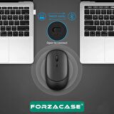  Forzacase 1600 DPI Şarj Edilebilir 2.4 GHz Bluetooth Kablosuz Mouse - FC474