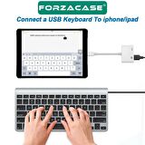 Forzacase Lightning to Type C USB 3.0 iphone iPad Bağlantı Şarj ve Kamera Adaptörü - FC489