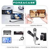 Forzacase iPhone iPad Lightning to USB Tak Çalıştır Kamera Adaptörü - FC490