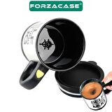 Forzacase Paslanmaz Çelik 400 ml Sıcak Soğuk Tutan Otomatik Karıştırıcılı Bardak Termos - FC531