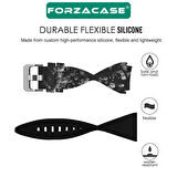 Forzacase Samsung Galaxy Gear S3 / Classic / Frontier için Tokalı Silikon Kordon Kayış - FC536
