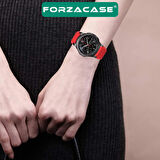 Forzacase Samsung Galaxy Gear S3 / Classic / Frontier için Tokalı Silikon Kordon Kayış - FC536