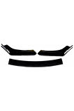 Daewoo Tico Parlak 3 Parça Siyah Ön Ek Piano Black Lip