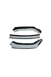 Hyundai Coupe 2001-2009 Parlak 3 Parça Siyah Ön Ek Piano Black Lip