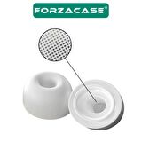 Forzacase Airpods Pro Şeffaf Anahtar Askılıklı Kılıfı + 2 Çift Yedek Kulaklık Ucu S/L Gürültü Engellemeli Tıkaç - FC567
