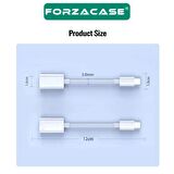 Forzacase Type-C to Lightning Çevirici Adaptör Şarj Çevirici - FC574