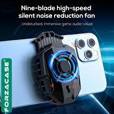 Forzacase 5000 RPM Kablolu Işıklı Cep Telefonu Soğutucu Isı Önleyici Fan - FC599
