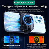 Forzacase 5000 RPM Kablolu Işıklı Cep Telefonu Soğutucu Isı Önleyici Fan - FC599