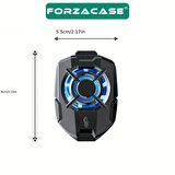 Forzacase 5000 RPM Kablolu Işıklı Cep Telefonu Soğutucu Isı Önleyici Fan - FC599