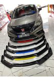 Toyota Yaris 1999-2005 4 Parça Beyaz Ön Ek Piano Black Lip